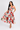 Vestido Liria Rojo floral cuello halter