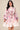 Vestido Eva corto floral de manga larga