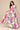 Vestido Liria Rosa floral cuello halter