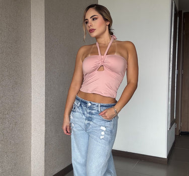 Blusa Escote Strapless