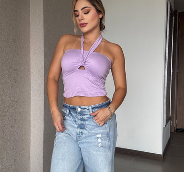 Blusa Escote Strapless