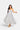 Vestido Perla midi con escote recto