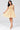 Vestido Daisy corto floral amarillo con tirantes ajustables