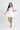 Vestido pureza corto tipo corsé con falda amplia