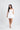 Vestido pureza corto tipo corsé con falda amplia