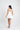 Vestido pureza corto tipo corsé con falda amplia