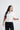 Blusa paloma bordada de inspiración clásica