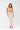 Vestido Recogido Gradual con Top Rosa