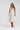 Vestido Midi Floral Halter Espalda Corset Azul