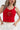 Blusa Amore Cargadera con Moño Frontal Roja