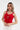 Blusa Amore Cargadera con Moño Frontal Roja