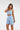 Conjunto Coral de Top y Short para Mujer en Chalis Bordado