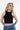 Crop Top Cuello Alto Manga Sisa